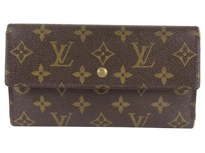 lv trifold long wallet