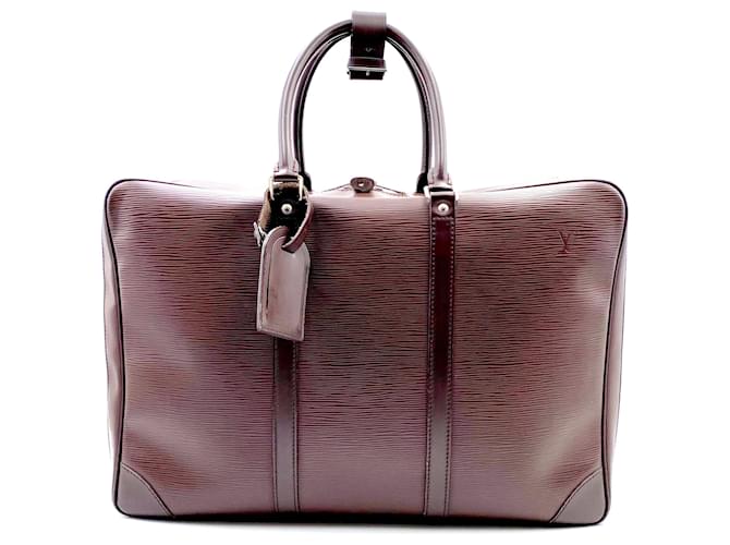 Louis Vuitton Sirius 45 bolsa de viaje en piel Epi marrón Castaño Cuero  ref.403991