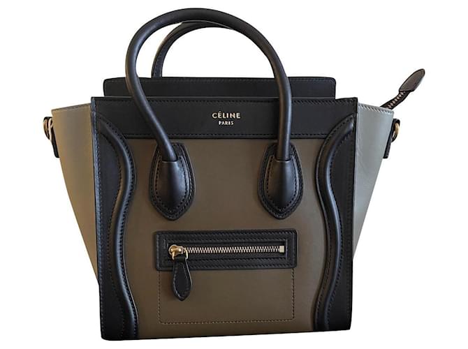 Céline Nano Luggage bag Brown Leather  ref.404436
