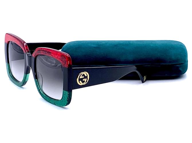 sunglasses frame in green & black ref.404487 - Joli Closet