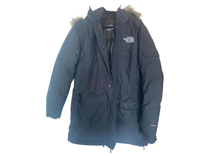 The North Face Down jacket the nord face Black Cotton  ref.404773