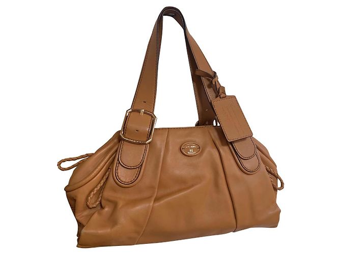 Lancel Ledertasche Cognac
