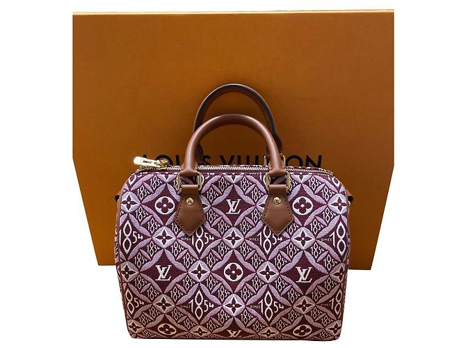 Louis Vuitton Speedy 25 Since 1854 Handtasche aus Leder Hellbraun
