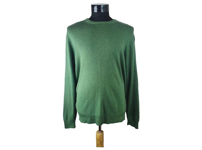 Autre Marque A.W. Dunmore Kaschmir und Seide Pullover grün