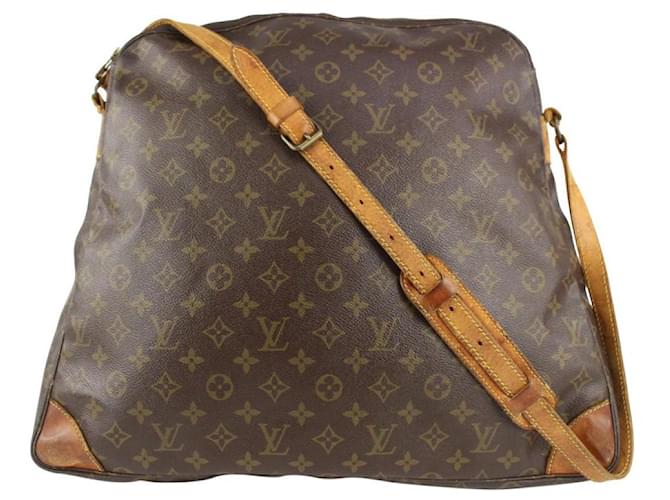 Louis Vuitton XL Monogram Sac Ballade Promenade Zip Hobo Shoulder Bag Leather  ref.405164