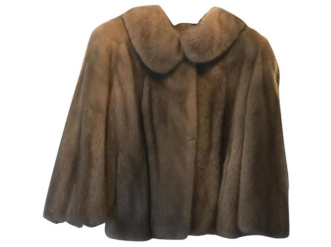 Sam Rone SHORT JACKET IN SILVER MINK Silvery