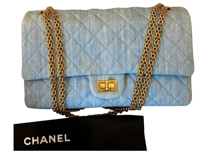 Chanel denim 2.55 Reissue bag