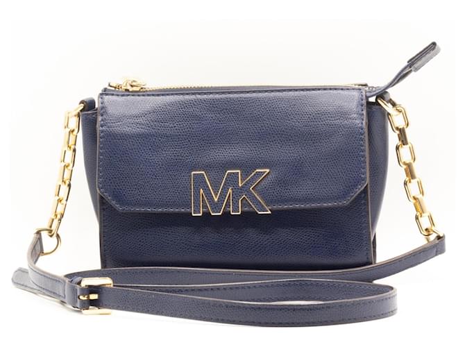 Michael Kors Florence Blue Leather handbag 35H5GREEC1T Navy blue