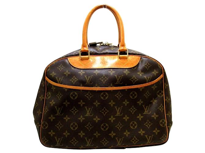 Louis Vuitton Deauville Brown Cloth  ref.405471