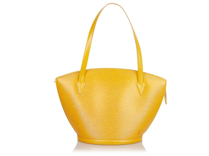 Louis Vuitton Yellow Epi Saint Jacques GM Long Strap Leather ref