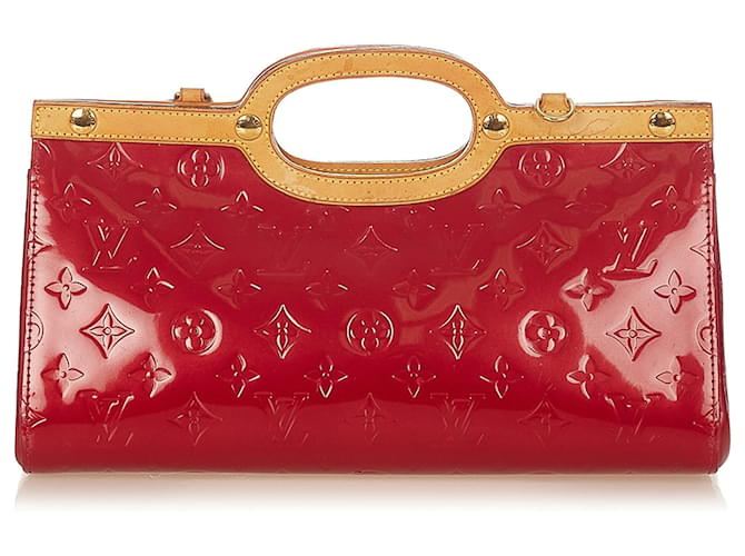 Roxbury patent leather handbag Louis Vuitton Red in Patent leather