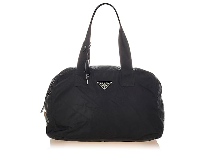 Prada Black Tessuto Travel Bag Nylon Cloth ref.405749 Joli Closet