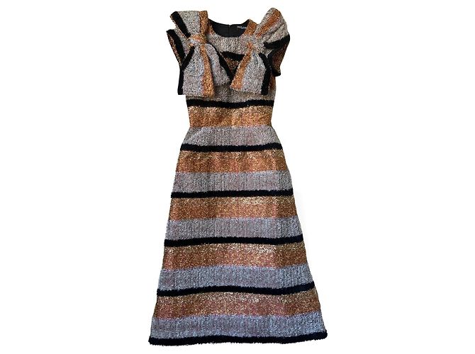 Dolce & Gabbana Kleid aus Polyester mehrfarbig Mehrfarben