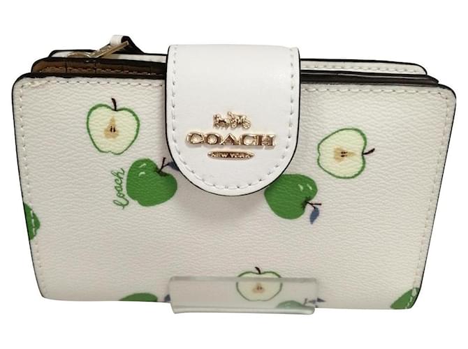 coach green apple purse