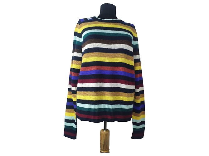 J.Crew Gestreifter Wollpullover Mehrfarbig XL Mehrfarben