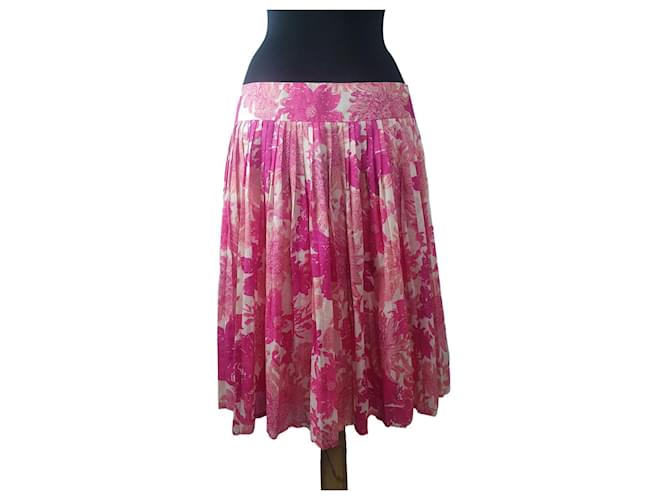 By Malene Birger Skirts Pink Multiple colors Cotton  ref.406160