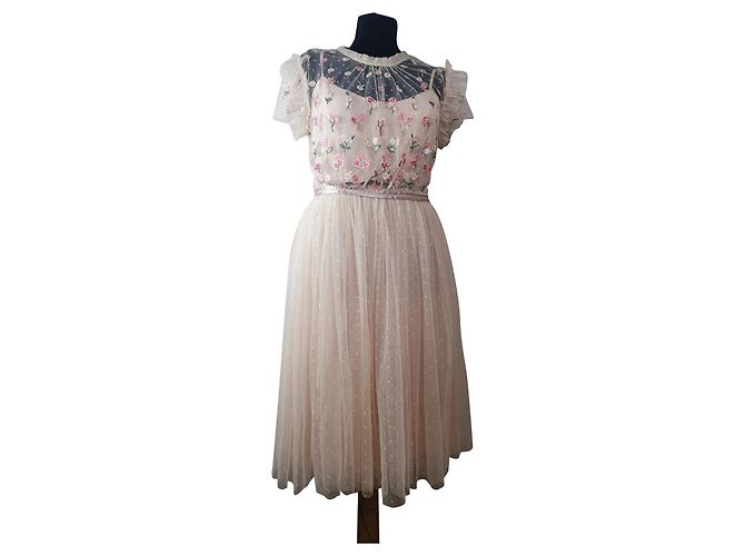 Needle & Thread Blumenkleid Mehrfarben 