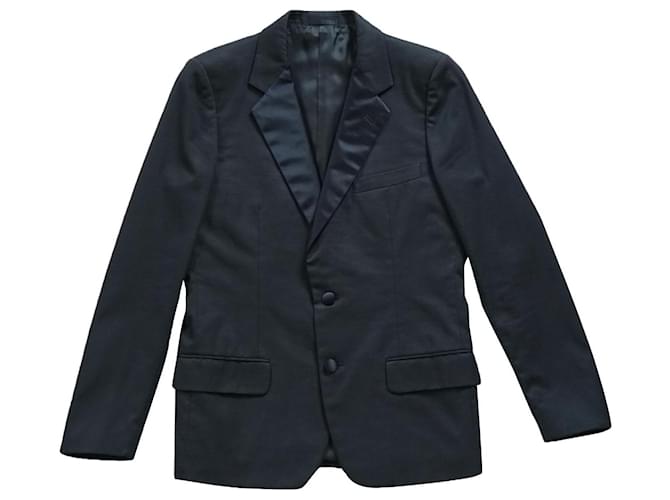 Prada Blazers Jackets Black Cotton  ref.406196