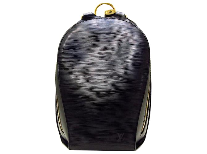Louis Vuitton Black Epi Mabillon Leather ref.506656 - Joli Closet