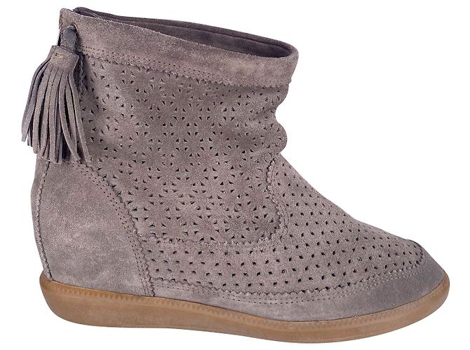 Botas Isabel Marant Velvet Stainer Basket em Grey Suede