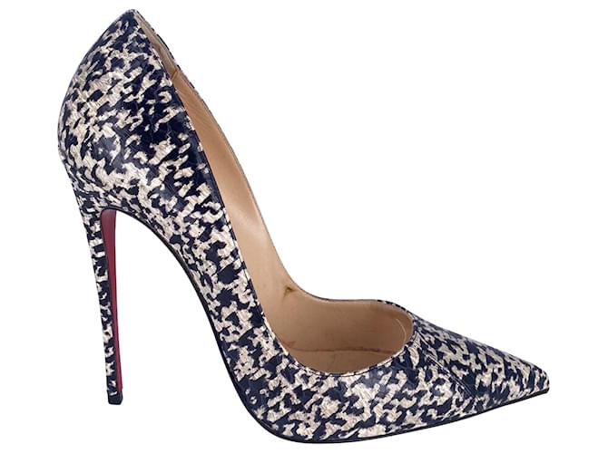 Christian Louboutin So Kate 120 Water Snake Pumps in Multicolor Leather Multiple colors  ref.406690