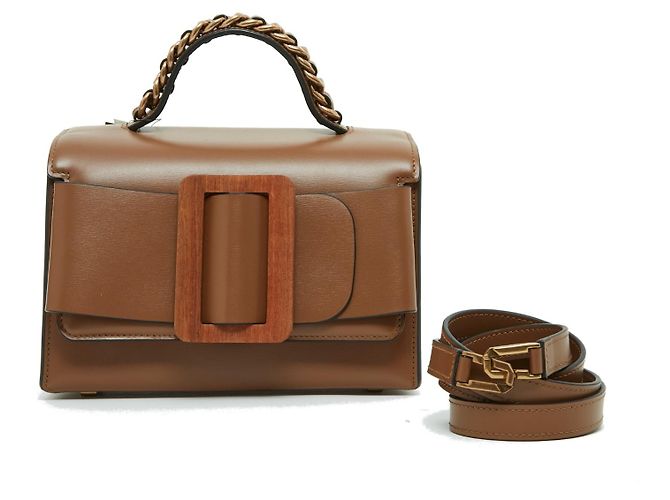 Boyy FRED 23 CAJA DE MADERA CON HEBILLA CAMEL Caramelo