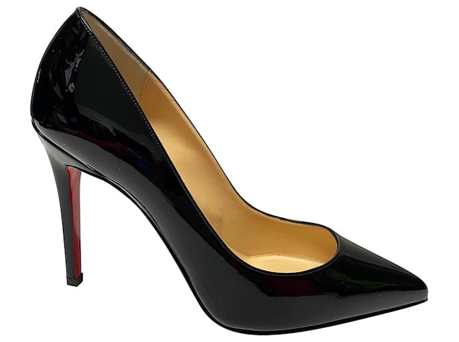 CHRISTIAN LOUBOUTIN Pigalle 100 in black patent leather ref.407104