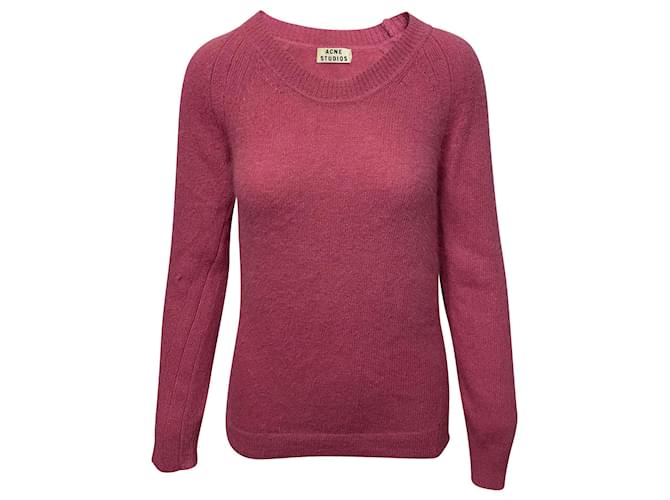 Autre Marque Acne Studios Micah Sweater in Pink Angora Wool  ref.407116