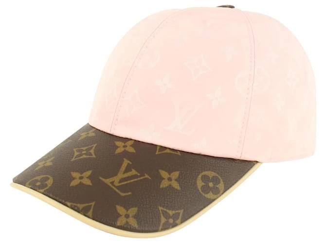 Louis Vuitton Boné grande com monograma rosa Ous Pas Wild at Heart Chapéu de beisebol  ref.407170