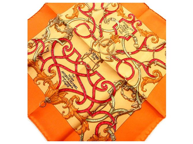 Hermès Lenço Hermes Laranja