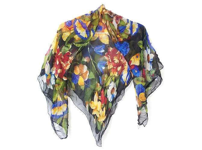 Chanel scarf Multiple colors Silk  ref.407503