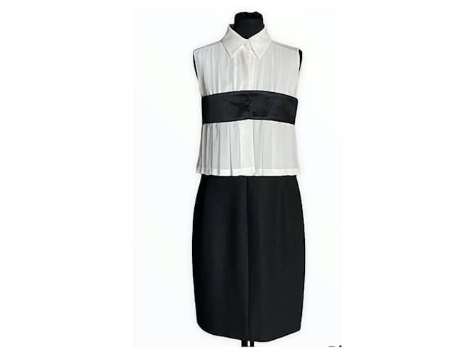 Chanel Vestidos Multicor Lã  ref.407507