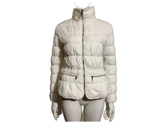 Jaqueta baiacu Burberry Brit em branco