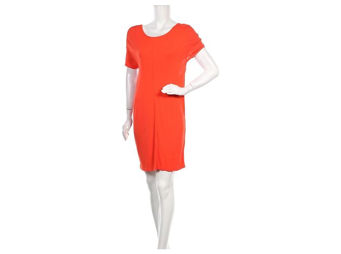 Acne Kleid orange aus Viscose