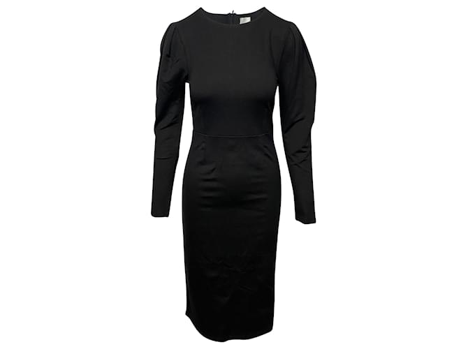 Iris & Ink Cocktail Dress in Black Lyocell Cellulose fibre  ref.407802