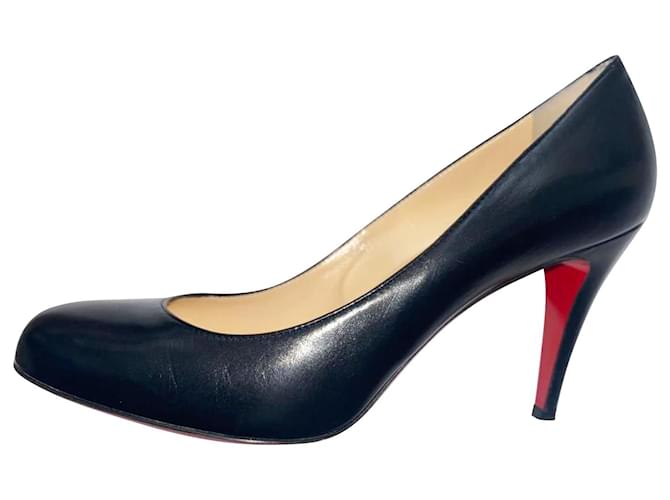 Christian Louboutin Ron Ron 85 In black calf leather leather  ref.407836