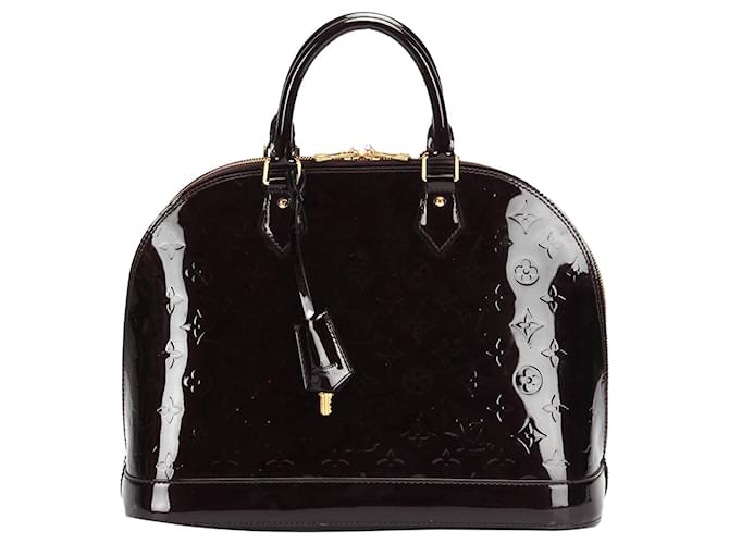Louis Vuitton Black Vernis Alma PM Leather Patent leather  ref.407903