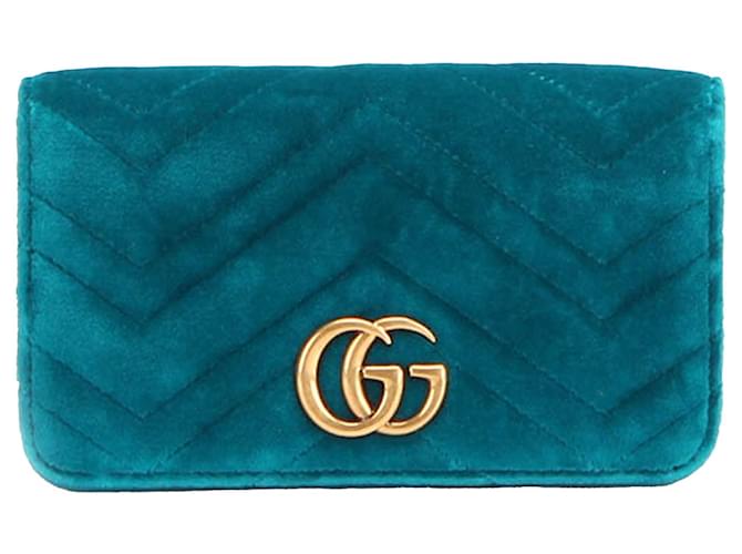 Gucci marmont velvet online green