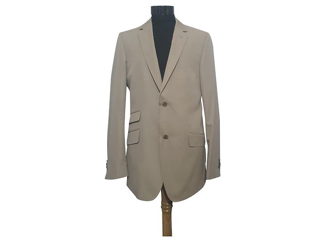Blazer Burberry beige in cotone