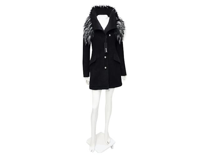 Just Cavalli coat Black Wool  ref.408387