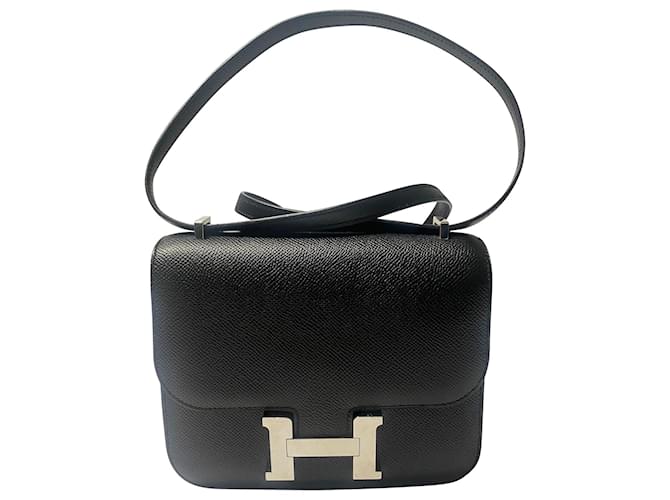 Hermès Hermes Constance 18 in black epsom leather  ref.408448