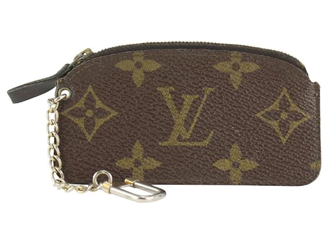 Louis Vuitton Pochette per chiavi Cles con monogramma vintage prima edizione rara  ref.408461