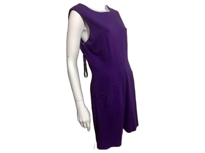 Diane Von Furstenberg DvF purple Carpreena dress Viscose  ref.408660