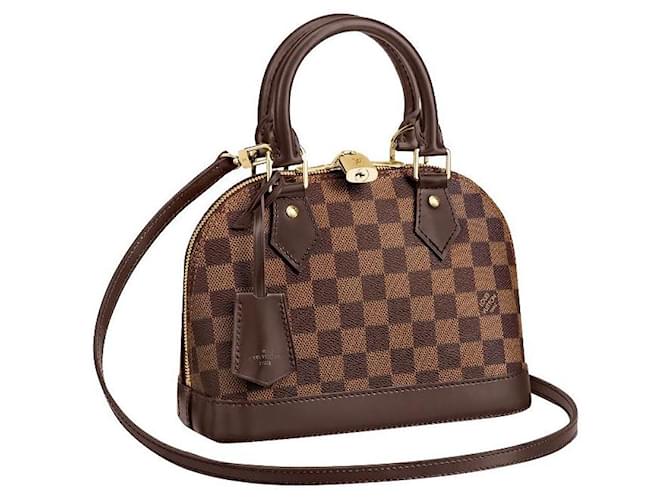 Louis Vuitton LV alma BB damier new Brown Leather  ref.409140
