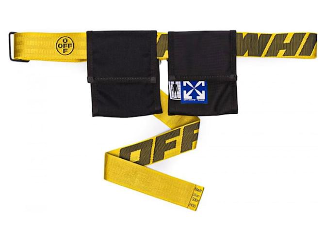 Off white two discount pocket belt bag