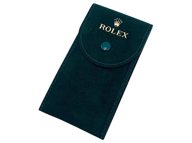 Caixa de relógio de viagem Rolex Verde  ref.409563