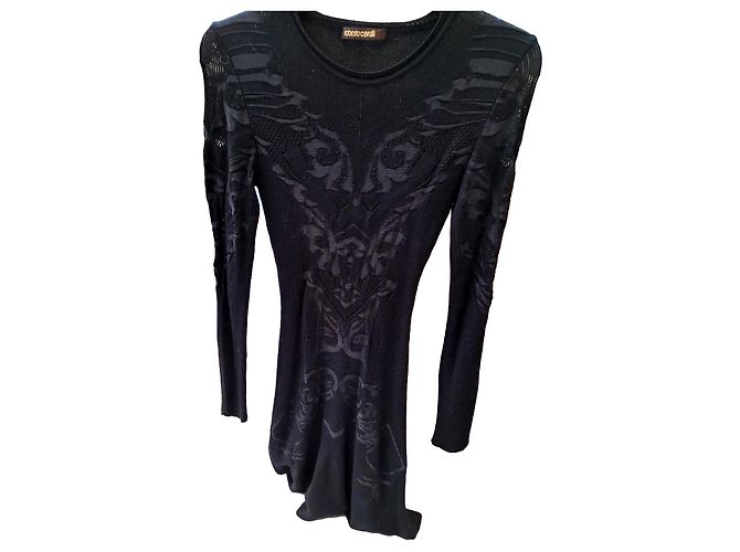 Vestido Roberto Cavalli Preto