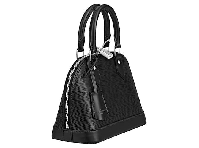 Louis Vuitton LV Alma cuero epi negro  ref.409333