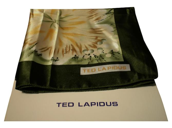 Autre Marque new scarf ted lapidus brand new in its box Green Cloth  ref.409341