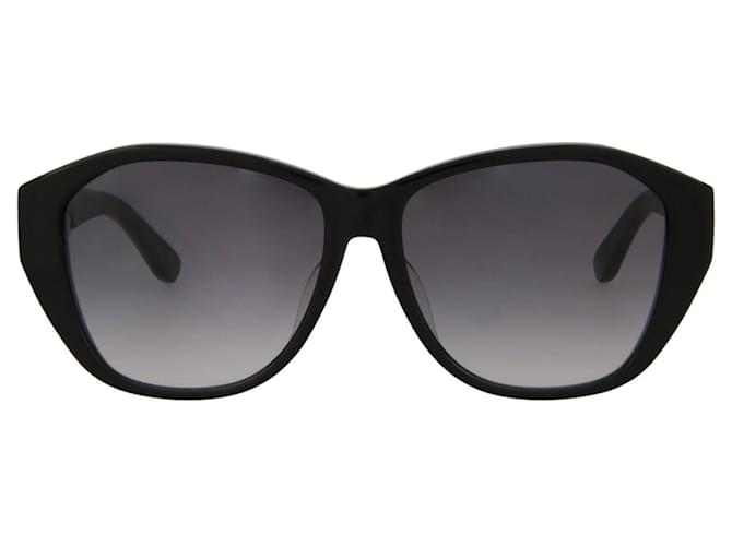 Saint Laurent Oversized Cat-eye Acetate Sunglasses in Gray